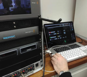 ПТС с сервером для трансляции и слотами для SSD для записи эфира
